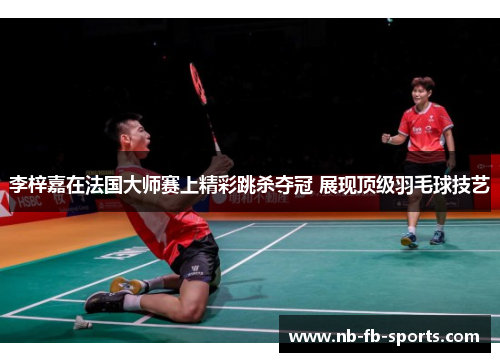 李梓嘉在法国大师赛上精彩跳杀夺冠 展现顶级羽毛球技艺