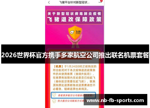 2026世界杯官方携手多家航空公司推出联名机票套餐